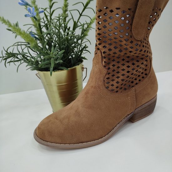 Botas troqueladas