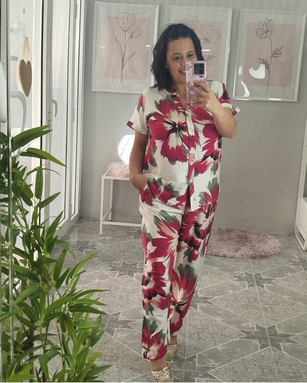 Conjunto Floreado